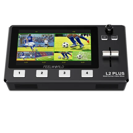 FEELWORLD L2 PLUS Multi-camera Video Mixer Switcher with 5.5" LCD Touch Screen