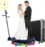 360 Photo Booth Automatic Photobooth Machine with Ytok Application for Mobile Phone and Video Camera Photo Booth 80cm - Image 5