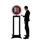 iPad Photo Booth kiosk Stand Photo Booth for DJ Birthday Christmas Party with Customized Logo and Ipad Size and Portable Flight Case - Image 9