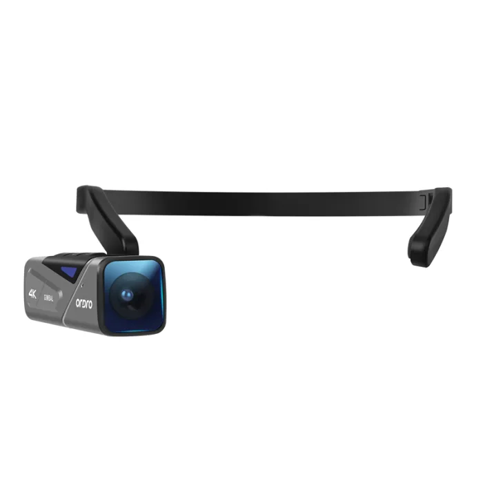 Ordro EP7 FPV Mini Head Wearable 4K Camera with Gimbal Stabilizer and Remote Controller - Image 2