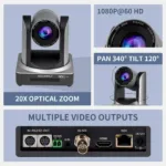 FEELWORLD NDI20X PTZ Camera 20X Optical Zoom HD1080P@60fps PoE NDI HDMI 3G-SDI - Image 11
