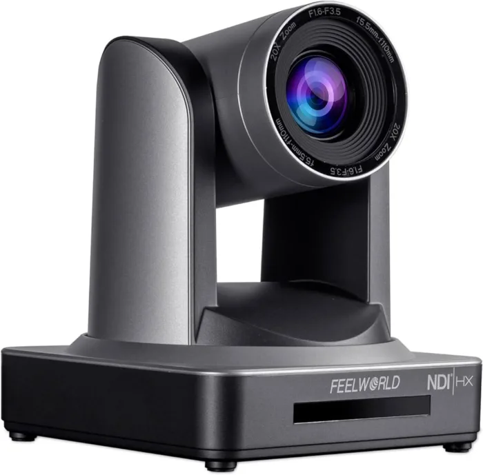 FEELWORLD NDI20X PTZ Camera 20X Optical Zoom HD1080P@60fps PoE NDI HDMI 3G-SDI - Image 1