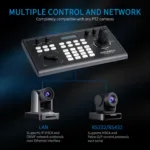 FEELWORLD KBC10 PTZ Camera Controller with Joystick and Keyboard Control PoE Supported Multiple Control and Network Protocol - Image 11