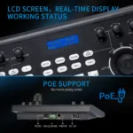 FEELWORLD KBC10 PTZ Camera Controller with Joystick and Keyboard Control PoE Supported Multiple Control and Network Protocol - Image 12