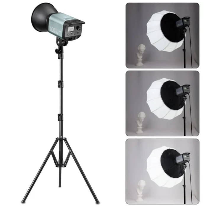 VLOGLITE P100 Professional Photography Video Fill Light 100W High Powerful Bright COB LED Light - Image 6