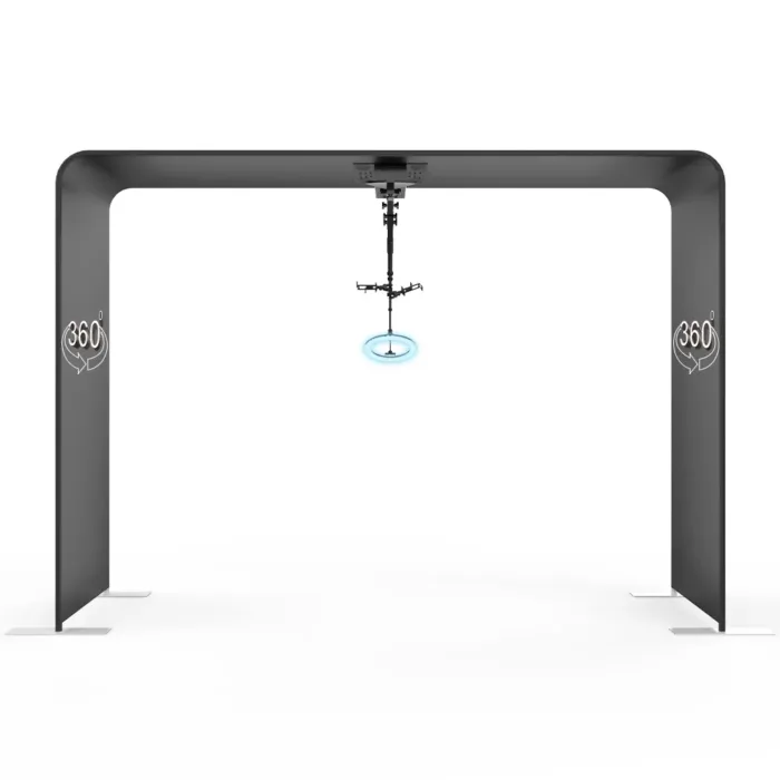 Xria Overhead 360 Photo Booth Truss with Remote Controller and Mobile Application Automatic 360 Video Portable Top Spinner 360 Photobooth - Image 5