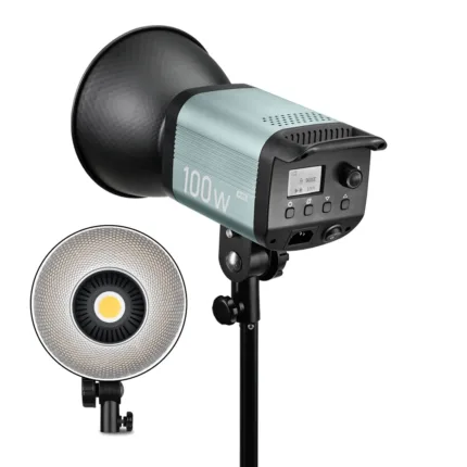 VLOGLITE P100 Professional Photography Video Fill Light 100W High Powerful Bright COB LED Light