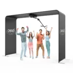 Xria Overhead 360 Photo Booth Truss with Remote Controller and Mobile Application Automatic 360 Video Portable Top Spinner 360 Photobooth