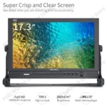 SEETEC P173-9HSD 17.3 Inch Broadcast Studio Monitor Desktop 1920x1080 3G SDI 4K HDMI AV YPbPr Aluminum Design - Image 2