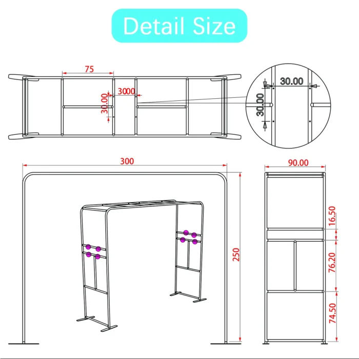 Xria Overhead 360 Photo Booth Truss with Remote Controller and Mobile Application Automatic 360 Video Portable Top Spinner 360 Photobooth - Image 13