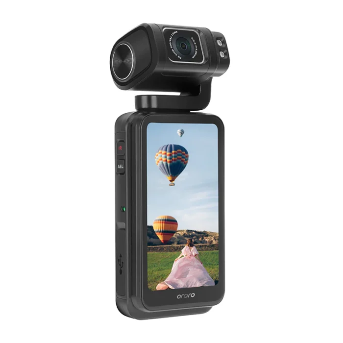 Ordro M3 Palm Camcorder Vlog Camera Big Screen Handheld Video Camara Digital 4K 60FPS Mini Pocket Gimbal Camera - Image 4