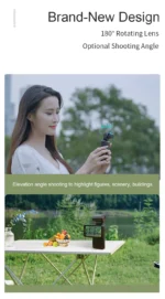 Ordro M3 Palm Camcorder Vlog Camera Big Screen Handheld Video Camara Digital 4K 60FPS Mini Pocket Gimbal Camera - Image 11