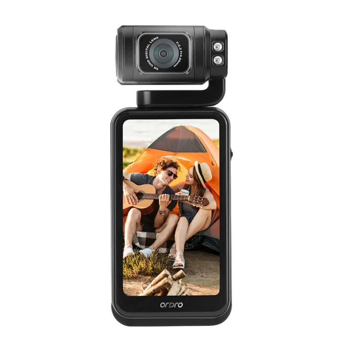 Ordro M3 Palm Camcorder Vlog Camera Big Screen Handheld Video Camara Digital 4K 60FPS Mini Pocket Gimbal Camera - Image 1