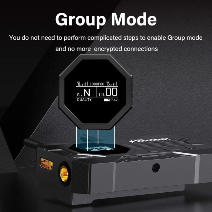 SHIMBOL ZO1000 Portable Full HD Wireless Video Transmission System 1000FT UVC Livestreaming Group Mode Monitor - Image 6