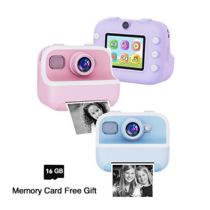 Xria DCP4 Children's Instant Print Camera With Thermal Printer Kids Digital Photo Camera Boys & Girls Birthday Gift