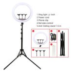LJJ-22 Ring Light 22 Inch Dimmable ringlight With Tripod Stand And Remote For Vlogging And Taking Photos - Image 4